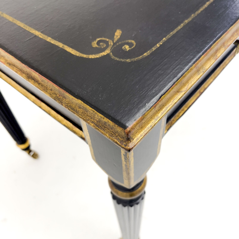 Neoclassical Style Ebonized Writing Desk