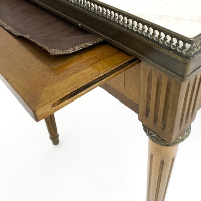 Louis XVI Style Marble Top Cocktail Table