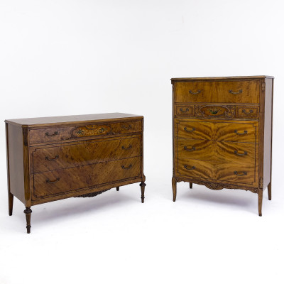 Image for Lot P. Nathan - French Style Highboy and Commode