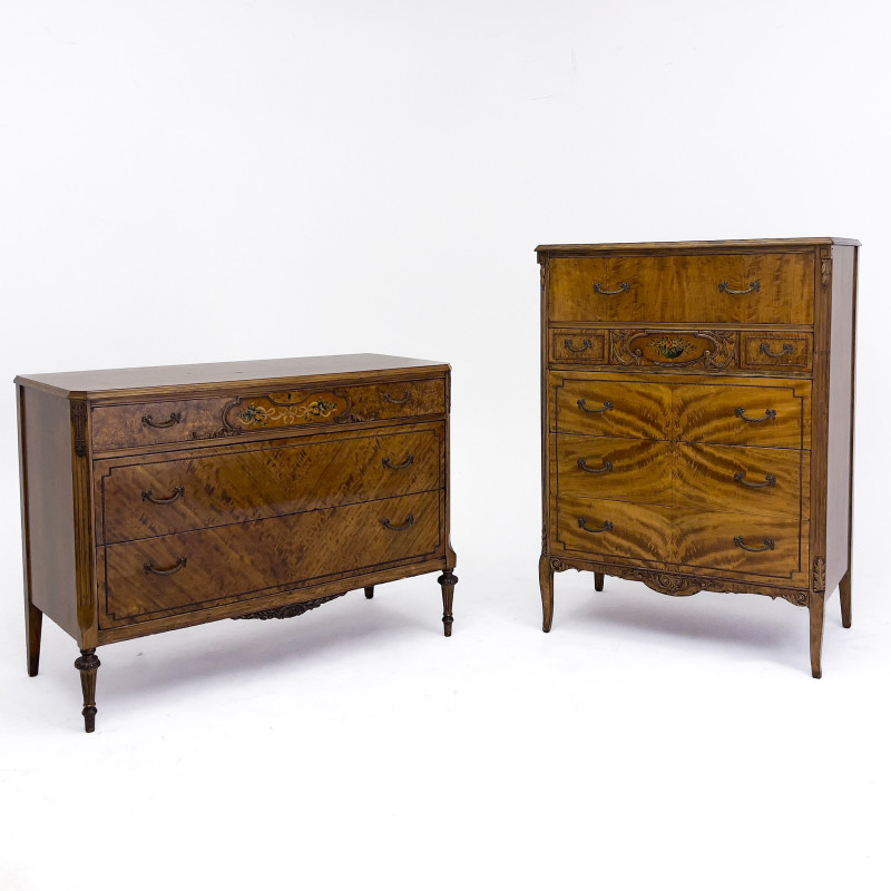 P. Nathan - French Style Highboy and Commode