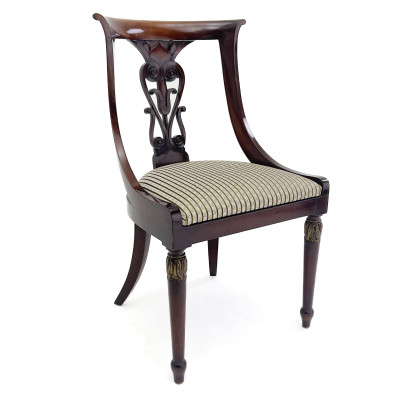 Set of 6 Neoclassical Style Dining Chairs
