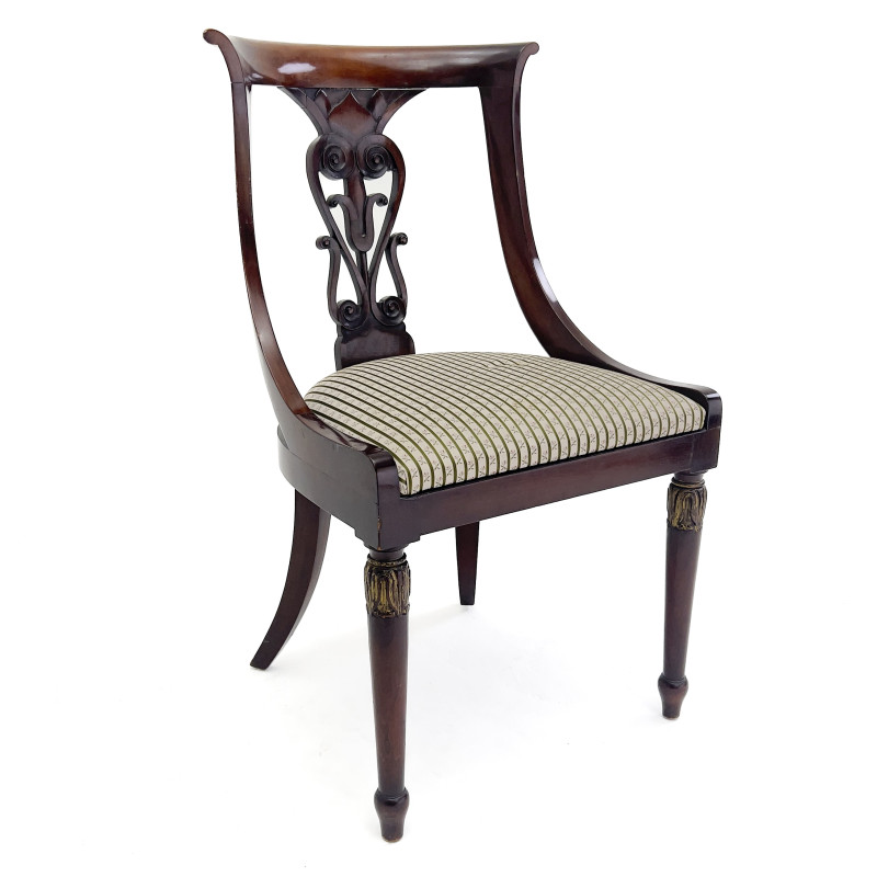 Set of 6 Neoclassical Style Dining Chairs