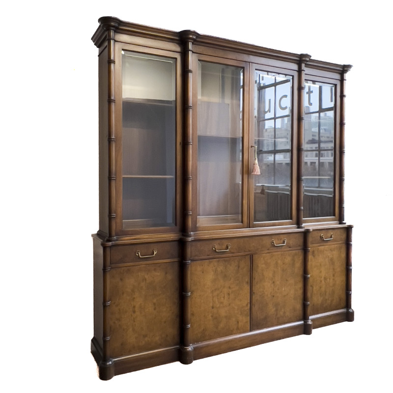 Faux Bamboo China Cabinet