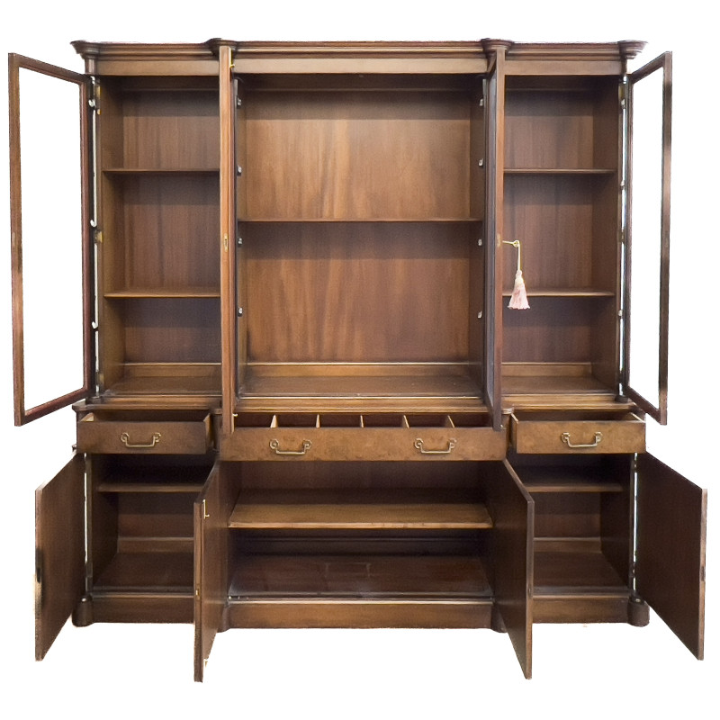 Faux Bamboo China Cabinet