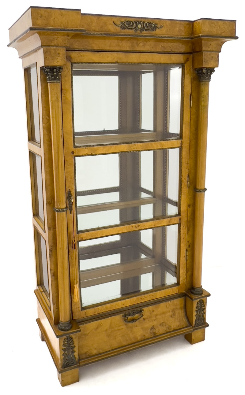 Biedermeier Style Display Cabinet