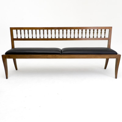 Image for Lot Yale R. Burge - Directoire Style Spindle Back Bench