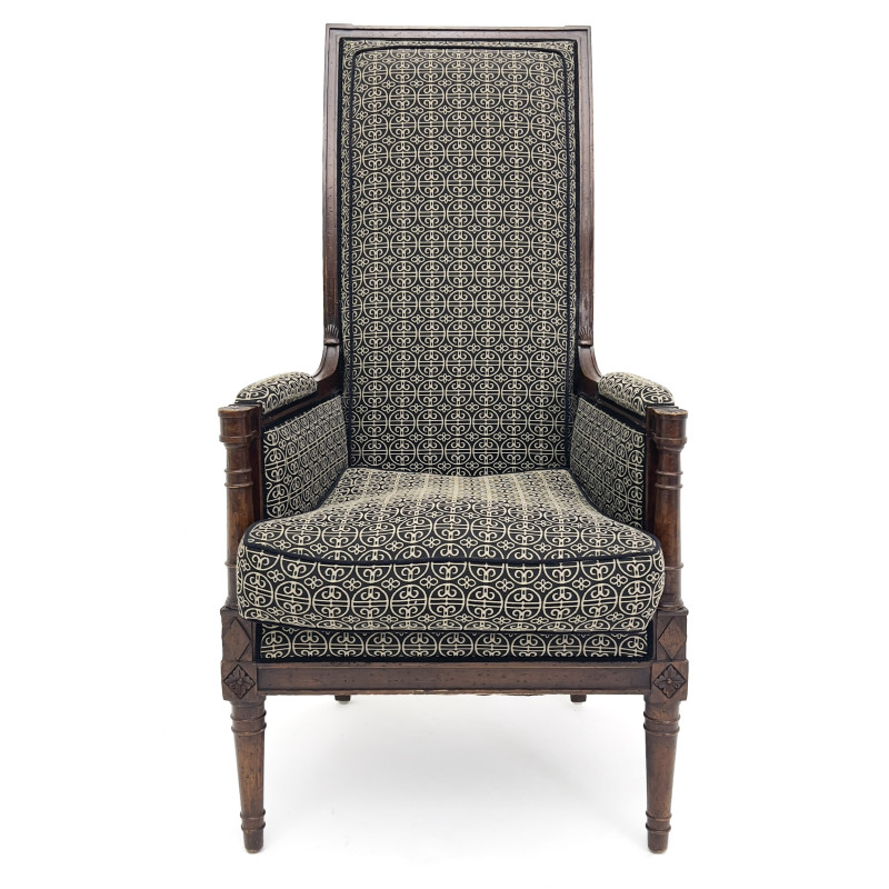 Yale R. Burge - Directoire High Back Bergere