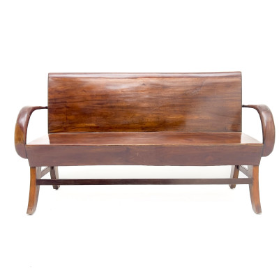 Colonial Style Mahogany Settee