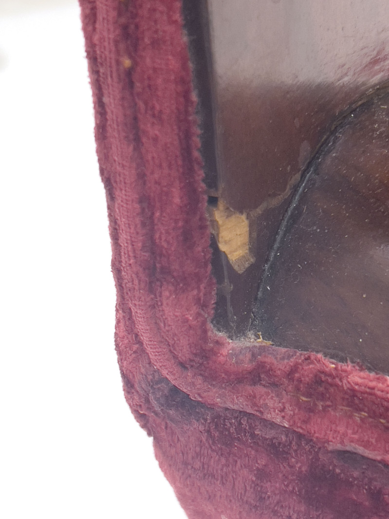 Empire Style Red Velvet Sofa