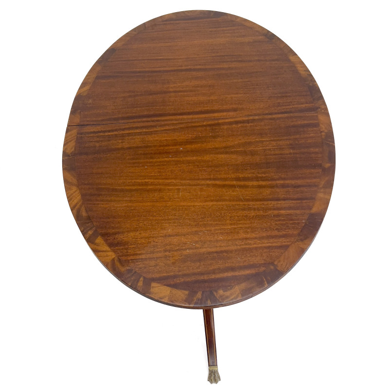 Regency Style Double Pedestal Mahogany Dining Table