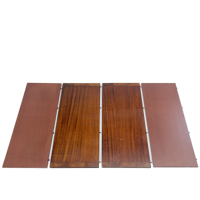 Regency Style Double Pedestal Mahogany Dining Table