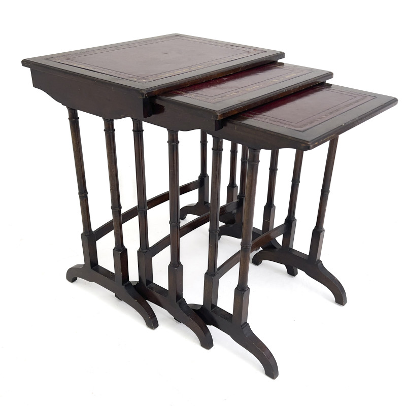 20th Century Regency Style Nesting Tables (3)