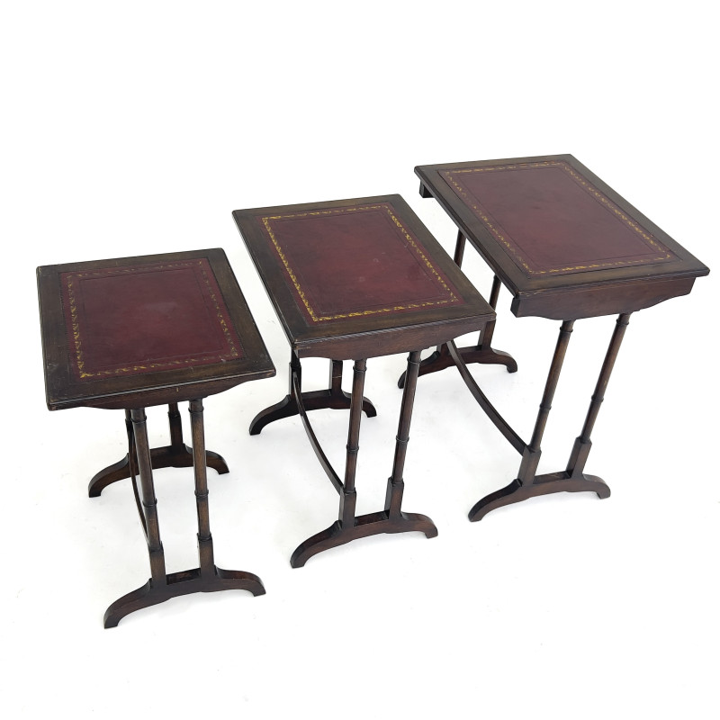 20th Century Regency Style Nesting Tables (3)