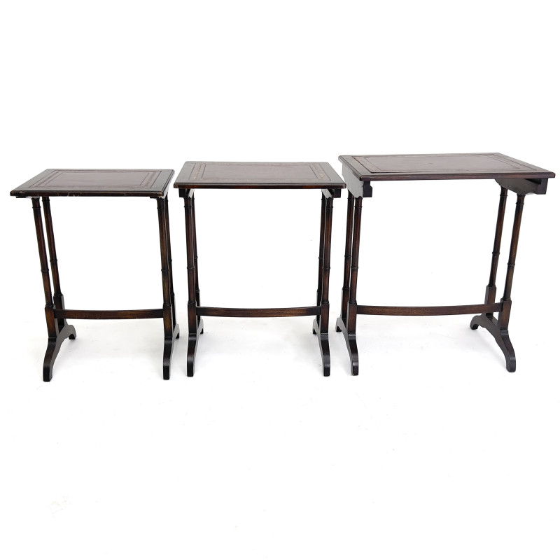 20th Century Regency Style Nesting Tables (3)