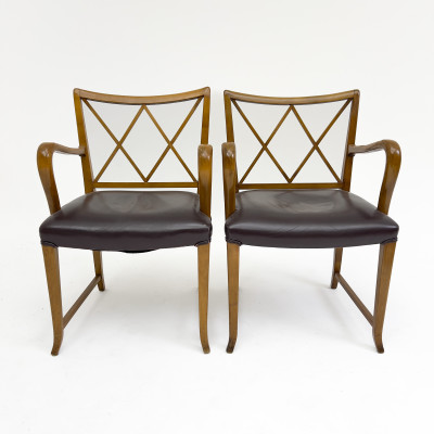 Image for Lot A Pair of Modernist Scandinavian Design Armchairs