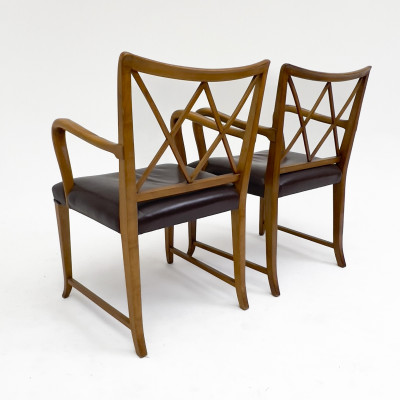 A Pair of Modernist Scandinavian Design Armchairs