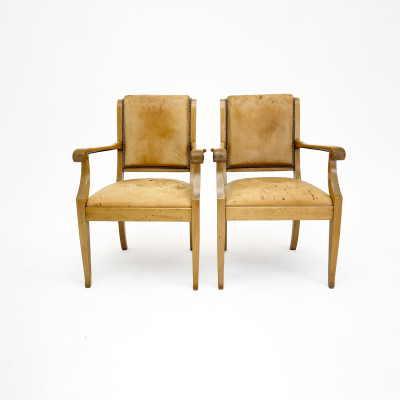 Image for Lot A Pair of Jugendstil Salon Chairs