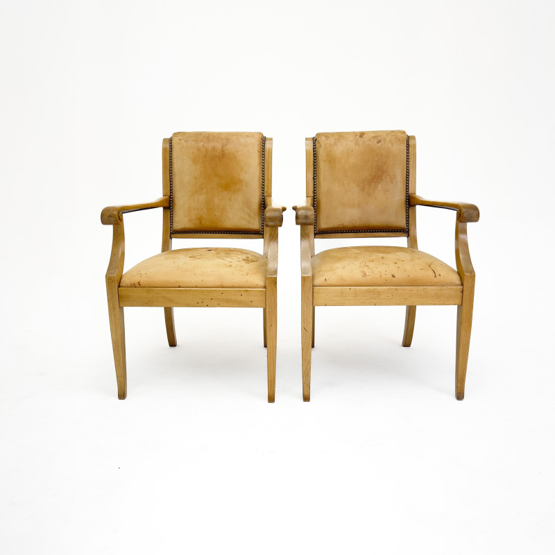 A Pair of Jugendstil Salon Chairs