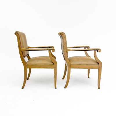 A Pair of Jugendstil Salon Chairs