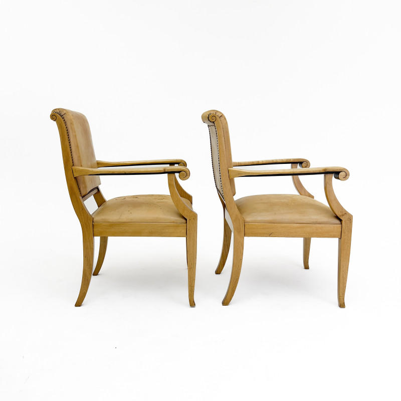 A Pair of Jugendstil Salon Chairs