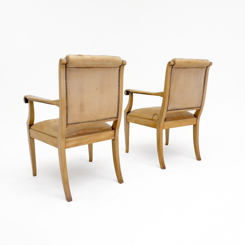 A Pair of Jugendstil Salon Chairs