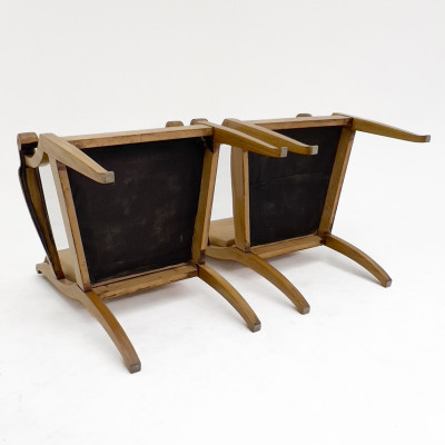 A Pair of Jugendstil Salon Chairs