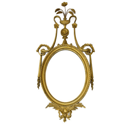Image for Lot Neoclassical Style Gilt Wood Mirror