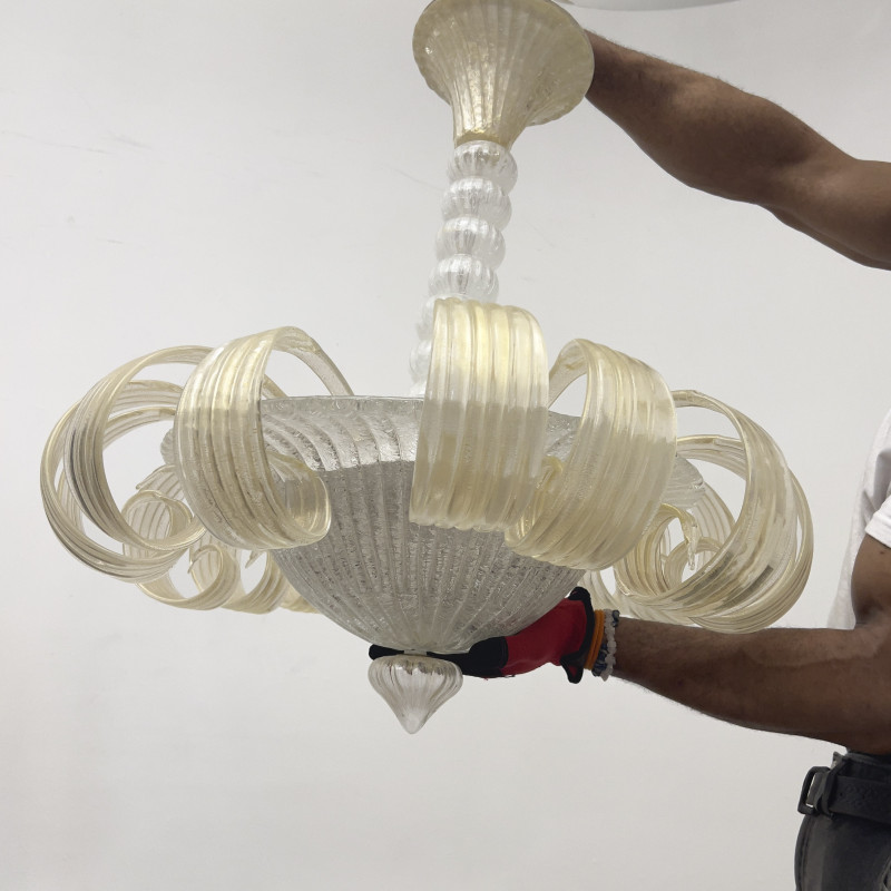 Murano Avventurina Chandelier