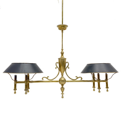 Image for Lot Chapman - Double Billiard Chandelier