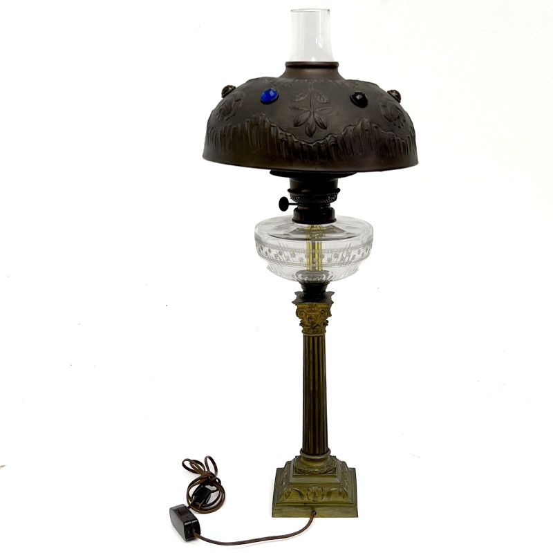 Wild &amp; Wessel - Jeweled Kerosene Lamp (Converted)
