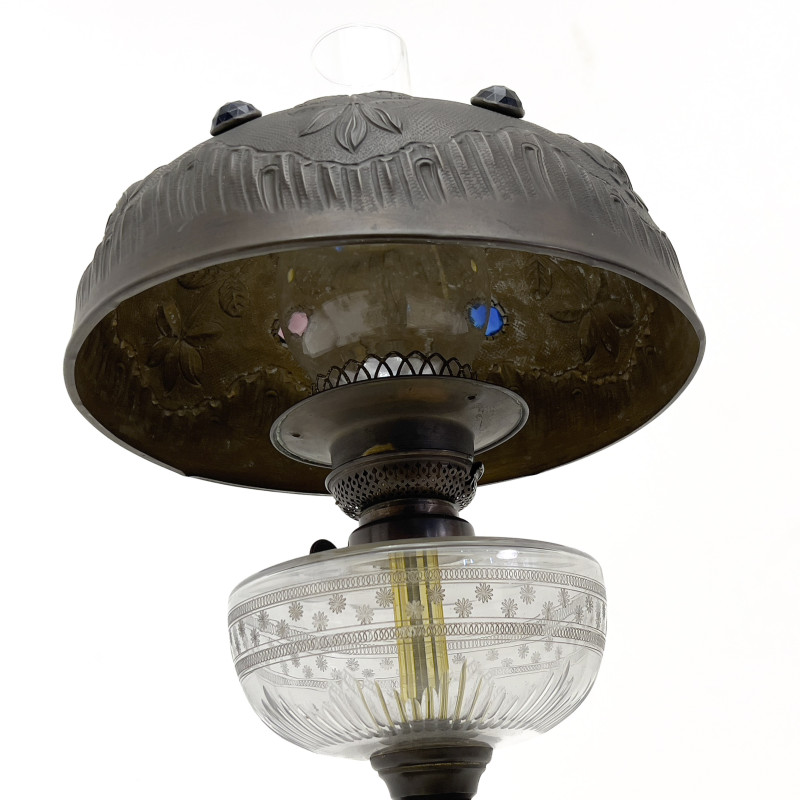 Wild &amp; Wessel - Jeweled Kerosene Lamp (Converted)