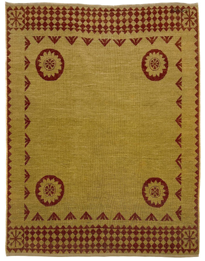 Hand Knotted Minimalist Rug