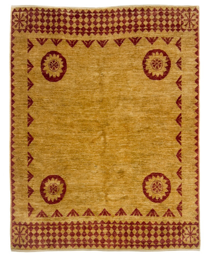 Image for Lot Hand Knotted Minimalist Rug