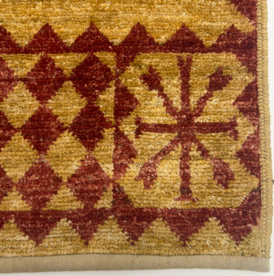 Hand Knotted Minimalist Rug