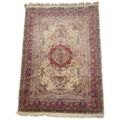 Image for Lot Persian (Lavar) Kerman Rug