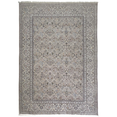 Image for Lot Iranian Ivory Kashan Rug