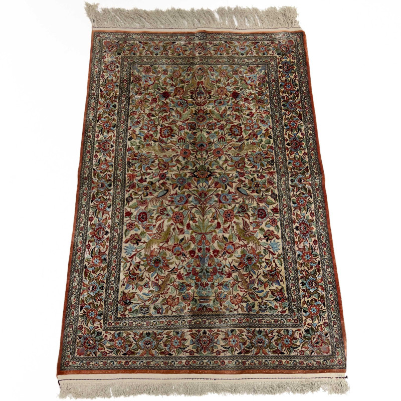 Persian Silk Qum Rug