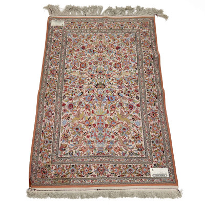 Persian Silk Qum Rug