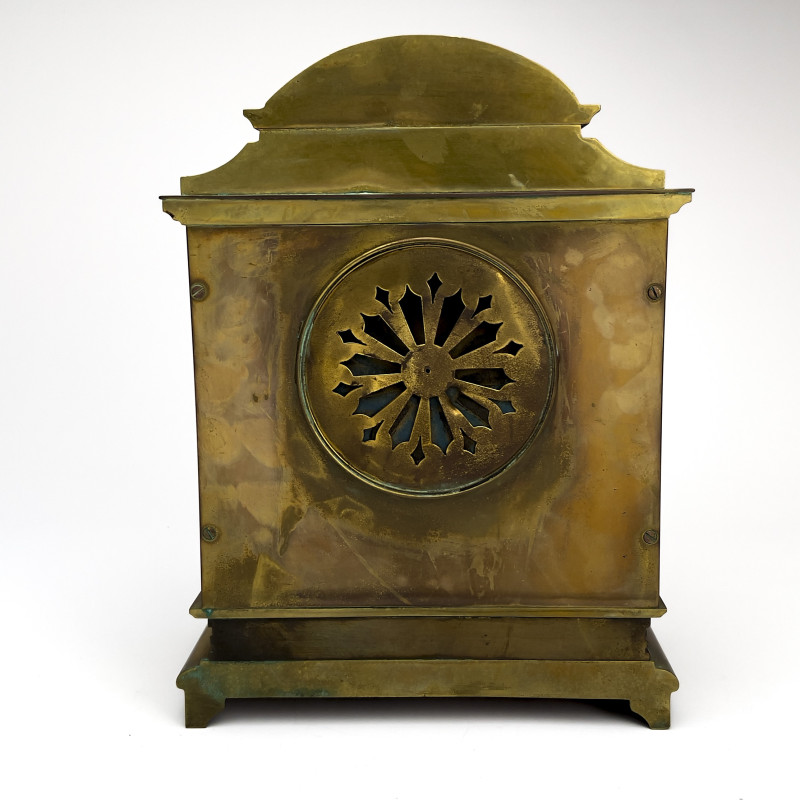 Neoclassical Brass Bracket Clock