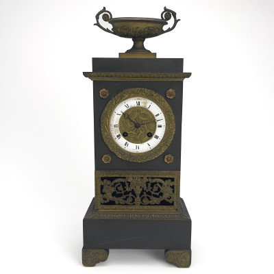 Image for Lot Black Starr & Frost - Empire Mantle Clock