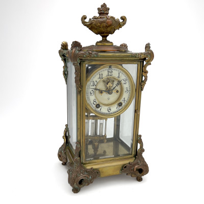 Image for Lot Ansonia Crystal Regulator Clock