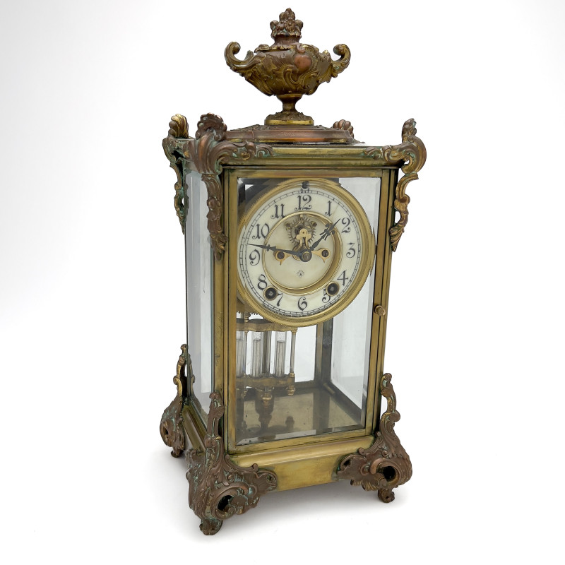 Ansonia Crystal Regulator Clock