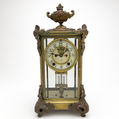 Ansonia Crystal Regulator Clock