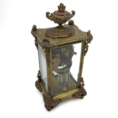 Ansonia Crystal Regulator Clock