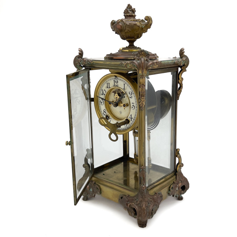 Ansonia Crystal Regulator Clock