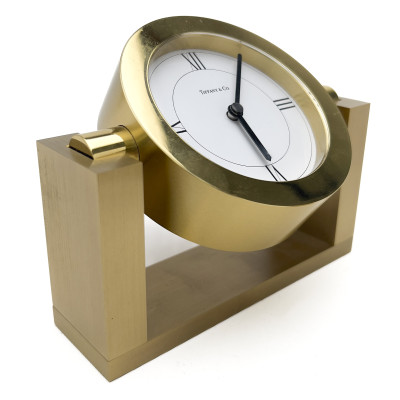 Tiffany &amp; Co. - Two Brass Clocks