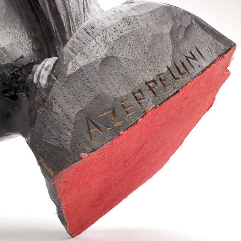 Antonio Zeppellini - Carved Wood Portrait of a Woman