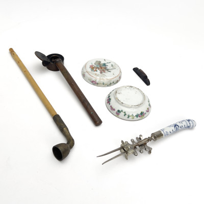 Chinese Wine Jar Lamp &amp; Other Mostly Asian Objects