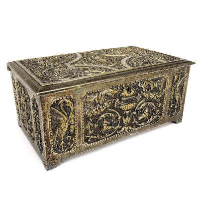 Image for Lot Belgian Brass Casket Box