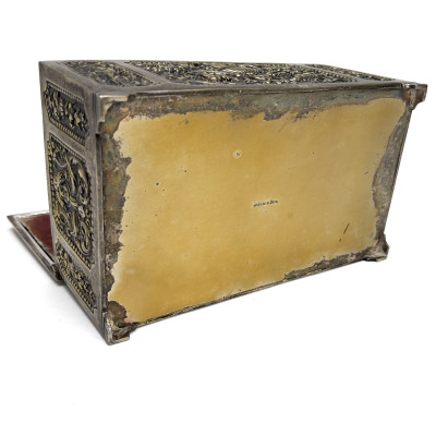 Belgian Brass Casket Box